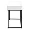 Monarch Specialties Computer Desk, Home Office, Laptop, Storage Drawers, 42"L, Work, Metal, Glossy White, Black I 7385 - alternate 5